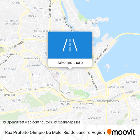 Mapa Rua Prefeito Olímpio De Melo