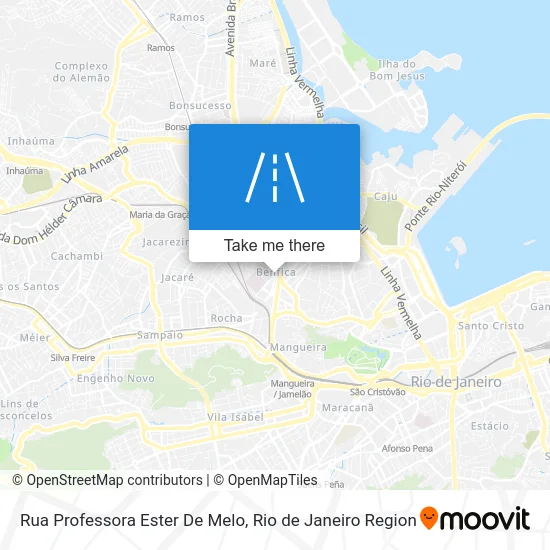 Rua Professora Ester De Melo map