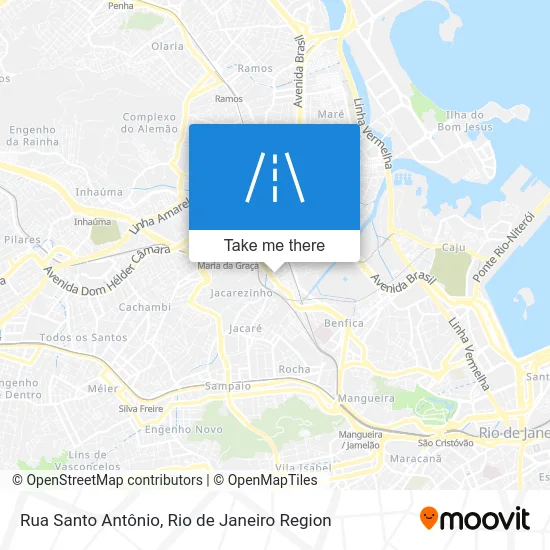 Rua Santo Antônio map