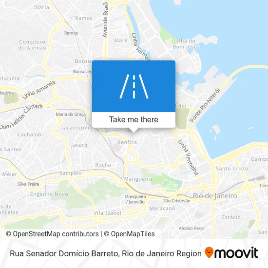 Rua Senador Domício Barreto map