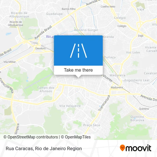 Rua Caracas map