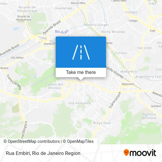 Rua Embiri map