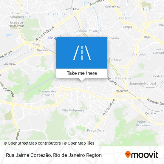 Mapa Rua Jaime Cortezão