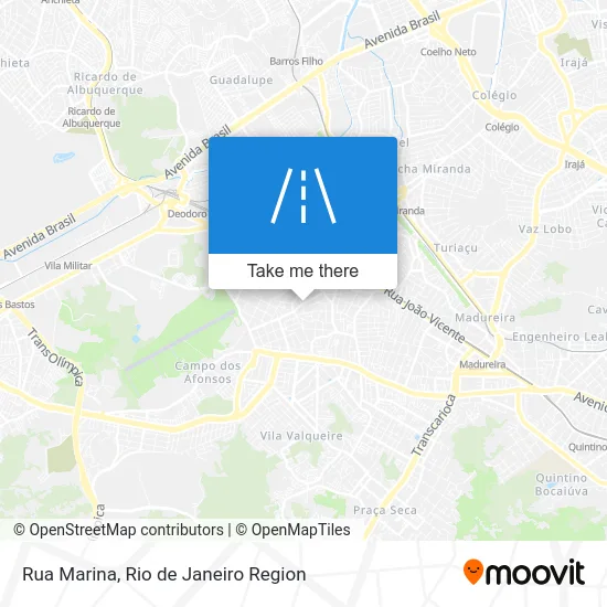 Rua Marina map