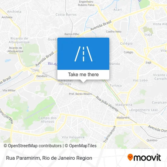 Rua Paramirim map