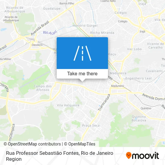 Rua Professor Sebastião Fontes map