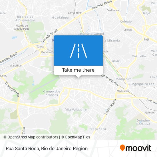 Rua Santa Rosa map