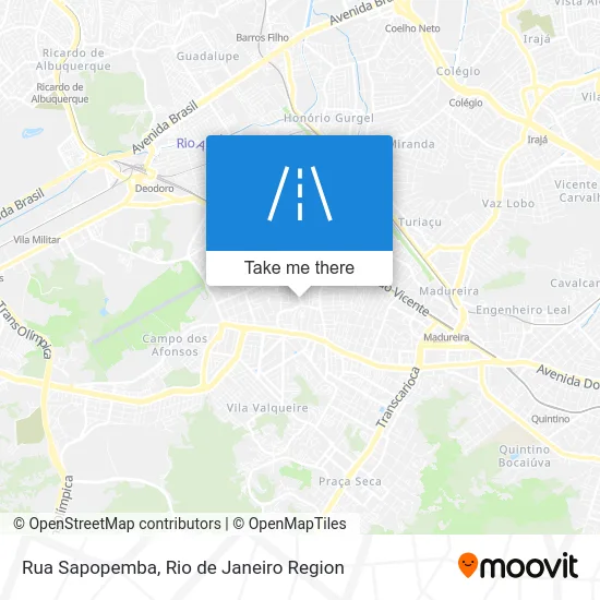 Rua Sapopemba map