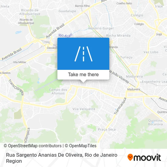 Rua Sargento Ananias De Oliveira map