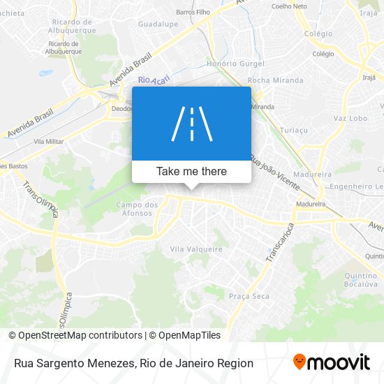 Rua Sargento Menezes map