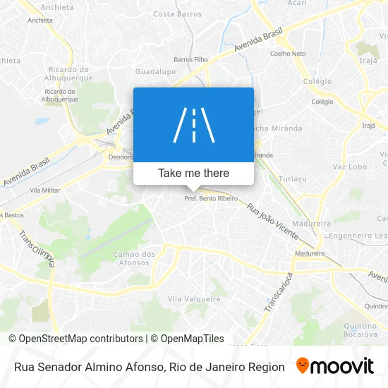 Rua Senador Almino Afonso map