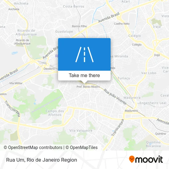 Rua Um map