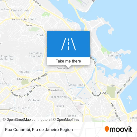 Rua Cunambi map