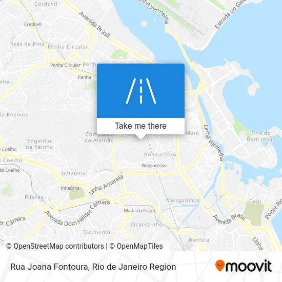 Rua Joana Fontoura map