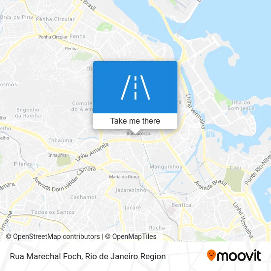 Rua Marechal Foch map