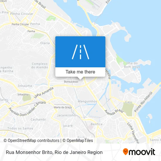 Rua Monsenhor Brito map