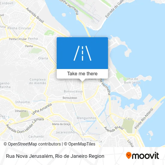Rua Nova Jerusalém map