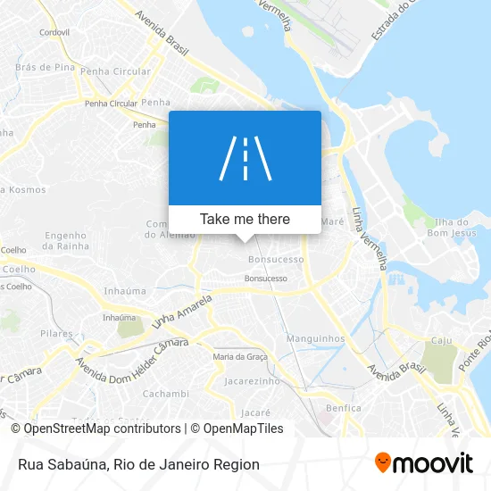 Rua Sabaúna map