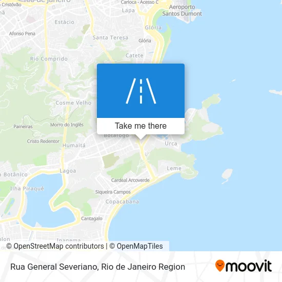 Rua General Severiano map