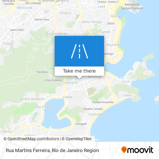 Mapa Rua Martins Ferreira