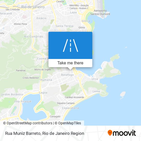 Rua Muniz Barreto map