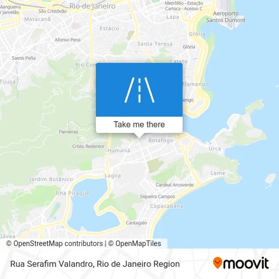 Rua Serafim Valandro map