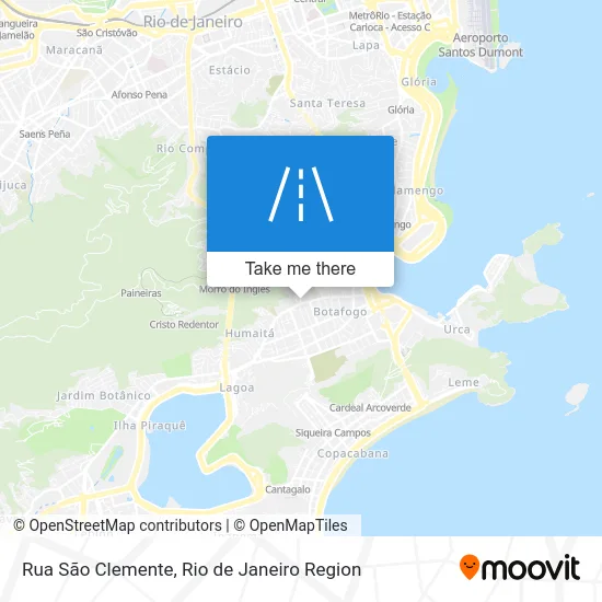Rua São Clemente map