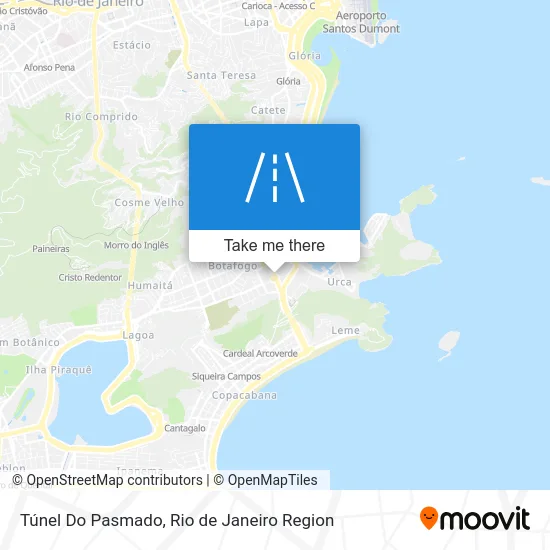 Túnel Do Pasmado map