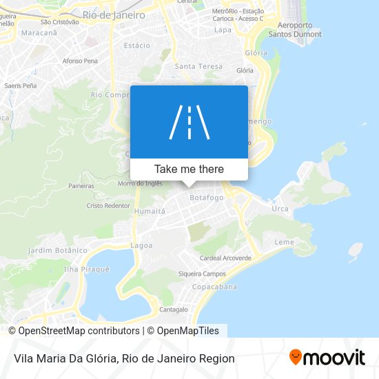 Vila Maria Da Glória map