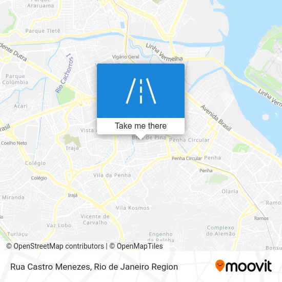 Rua Castro Menezes map