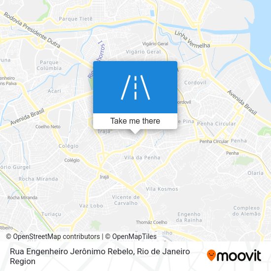 Rua Engenheiro Jerônimo Rebelo map