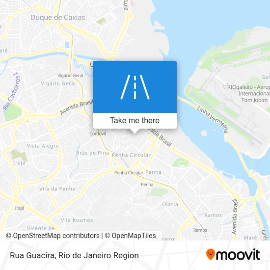 Rua Guacira map