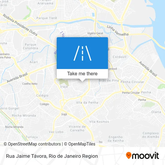 Rua Jaime Távora map