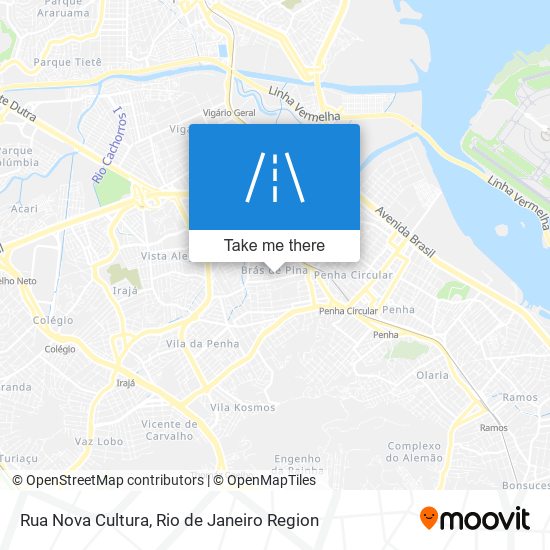 Mapa Rua Nova Cultura