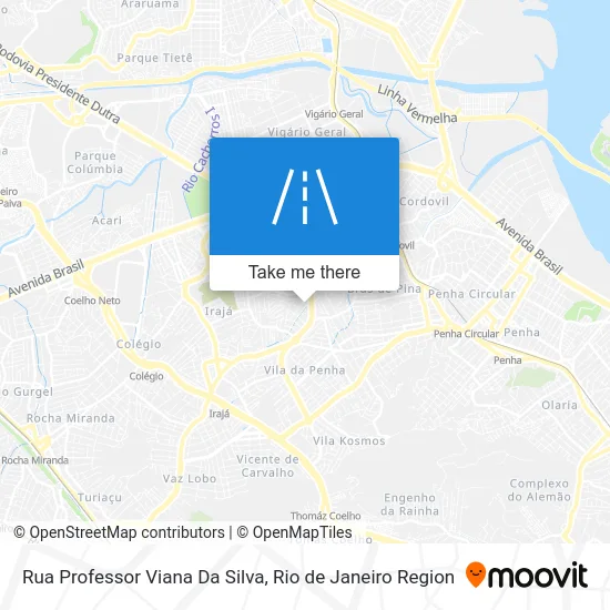 Rua Professor Viana Da Silva map