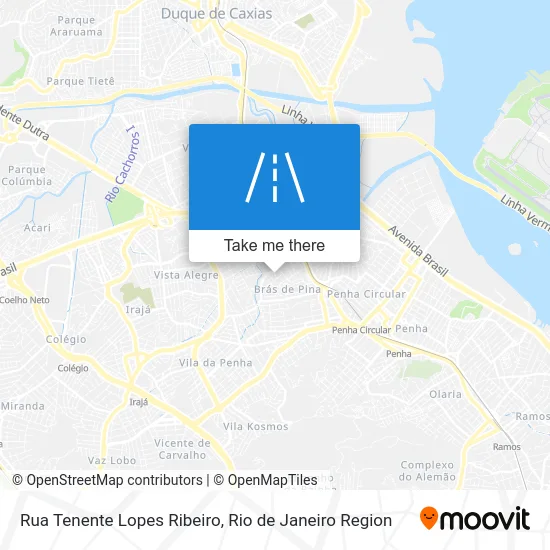 Rua Tenente Lopes Ribeiro map