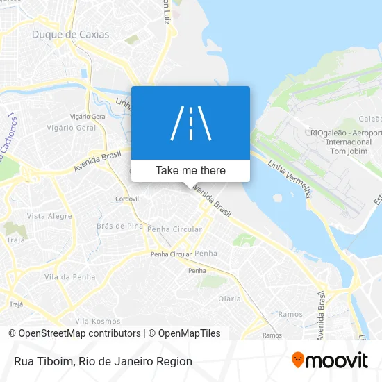 Rua Tiboim map