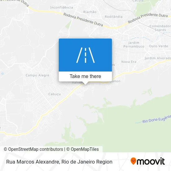 Rua Marcos Alexandre map