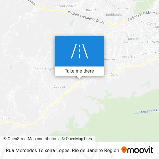 Rua Mercedes Teixeira Lopes map