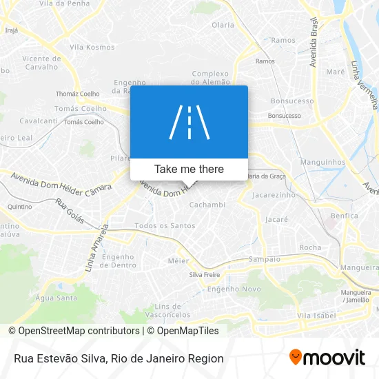 Rua Estevão Silva map
