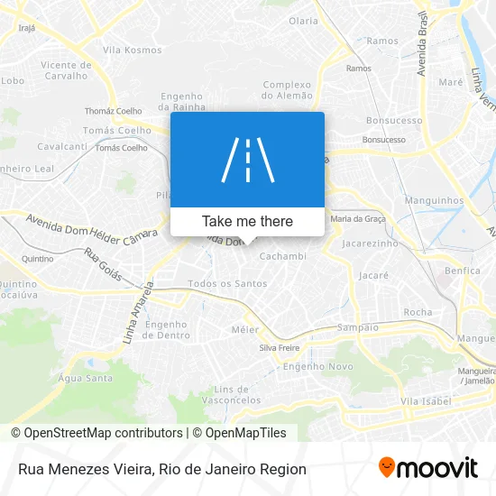 Rua Menezes Vieira map