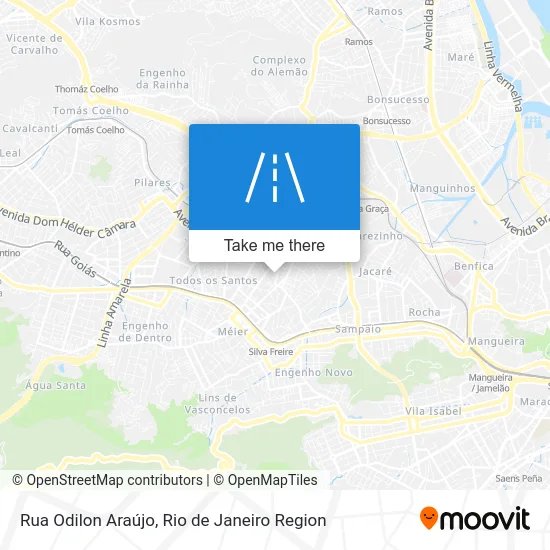 Rua Odilon Araújo map