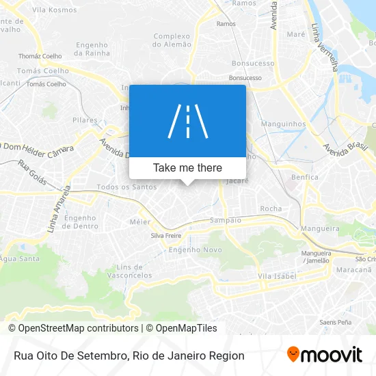 Rua Oito De Setembro map