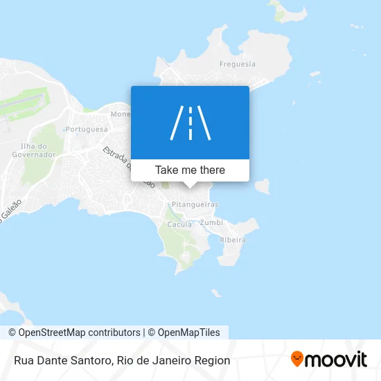 Rua Dante Santoro map