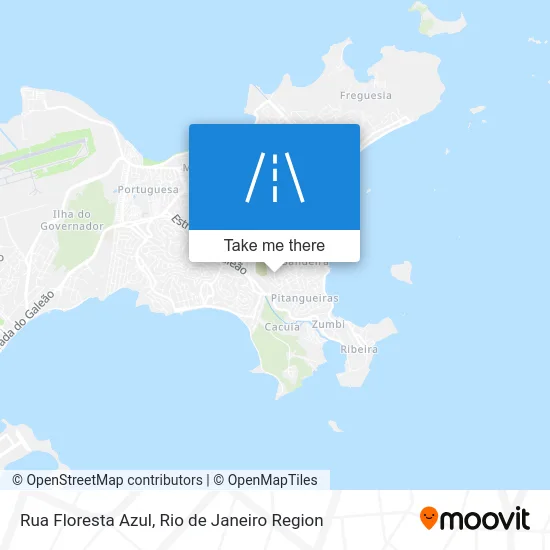 Rua Floresta Azul map