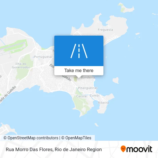 Rua Morro Das Flores map