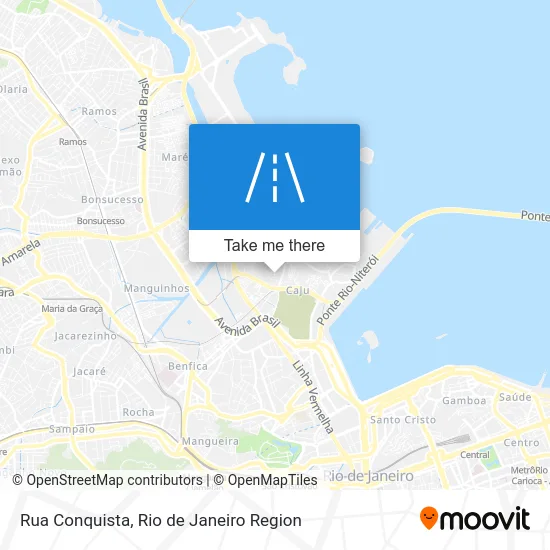 Rua Conquista map