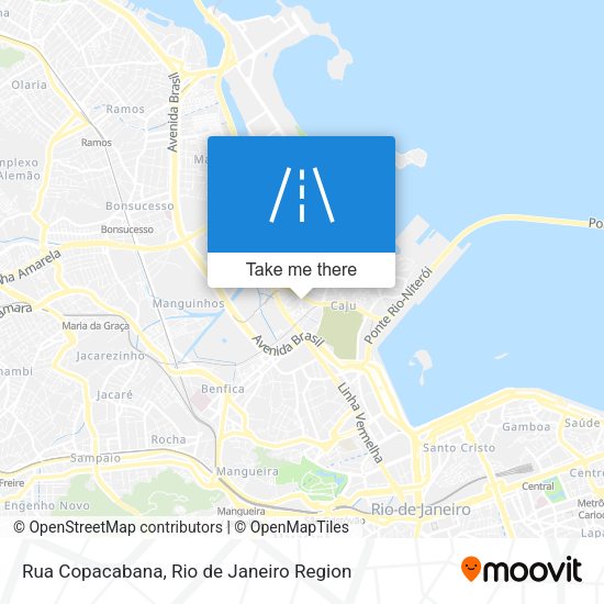 Rua Copacabana map