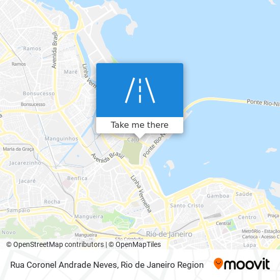 Mapa Rua Coronel Andrade Neves