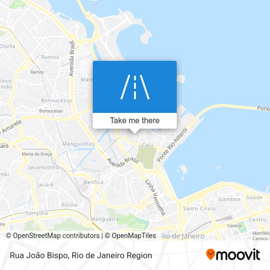 Rua João Bispo map